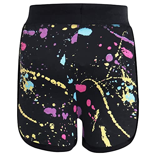 A2Z 4 Kids Tie Dye Crop Top & Shorts Set Short Sleeves - Shorts Set 490 Pastel Splash 9-10