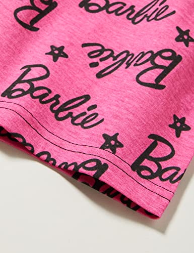 Barbie Girls Pyjamas Short PJ Set, Doll Pyjamas for Girls, Ages 3 to 10 Years, Official Merchandise (5-6 Years) Pink
