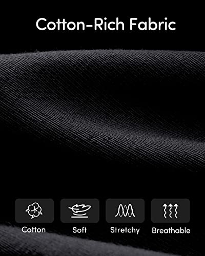 Adorel Girls Short Leggings Cycling Cotton Summer Shorts Pack of 3 Classic Black 11-12 Years