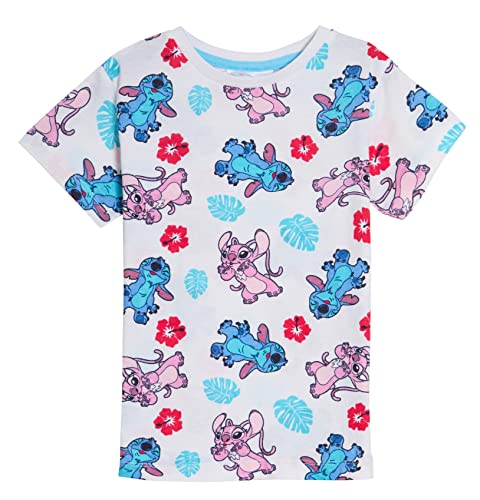 Disney Girls 3 Pack Lilo & Stitch T-Shirts (Pack of 3) 5-6 Years Multi