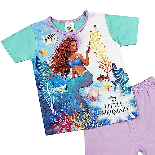 Disney Girls Little Mermaid Short Pyjamas (Little Mermaid - Shorty, 7-8 Years)