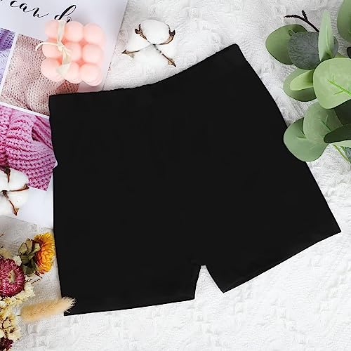 Cozozn Girls Shorts Cotton Safety Dress Short Breathable and Soft Stretchy Teen Kids Pants for Girls Sports Gym Dance Cycling Bike Summer Black, Age 10-11 Years