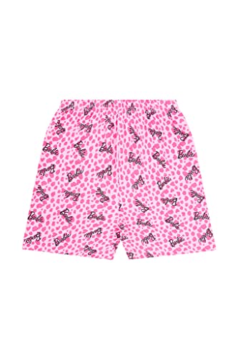 Barbie Girls Official Mattel Short Pink Pyjama Set (4-5 Years)
