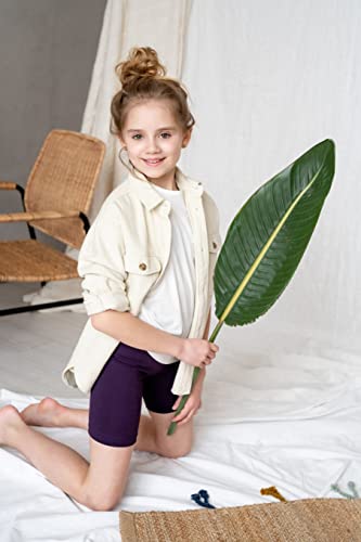 SOFTSAIL Girls Cycling Shorts Short Girl Cotton Leggings Shorts for Kids Girls School Shorts Gymnastics Sports Shorts Knee Length Breathable Comfy Bike Dancing Sport Black, 10-11 Years