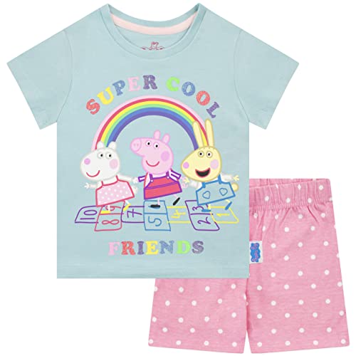 Peppa Pig Girls Short Pyjamas 2 Pack Multicolour 4-5 Years