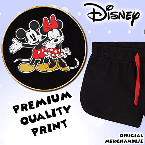 Mickey and Minnie 2 Pack Shorts for Girls (5-6 Years) Red/Black