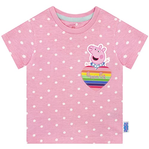 Peppa Pig Girls Short Pyjamas 2 Pack Multicolour 4-5 Years