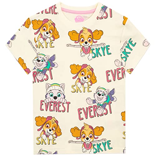 Paw Patrol Girls T-Shirt 2 Pack Pink 3-4 Years