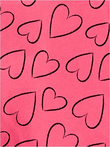 Simple Joys by Carter's Girls' 3-Pack Graphic Long-Sleeve Tees T-Shirt Set, Hearts/Stripes/Unicorn, 4 Years (Pack of 3)