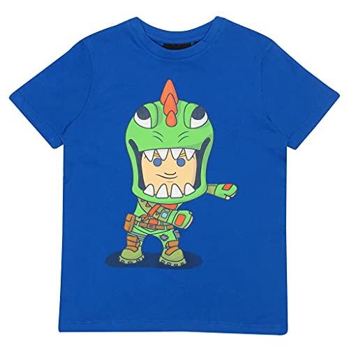 Fortnite Flossing Rex T-Shirt, Kids, 7-15 Years, Royal Blue, Official Merchandise