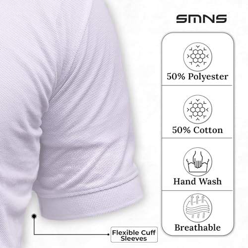 Pack of 2 Boys Girls School Uniform Polo White Plain Short Sleeve Shirts Sports Wear (11 to 12 Years, White)