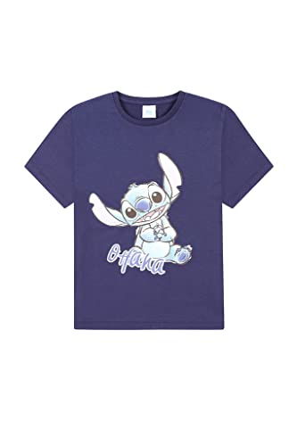 Disney Lilo & Stitch 3 Pack Girls T-Shirts Multipack (12-13 Years) Blue