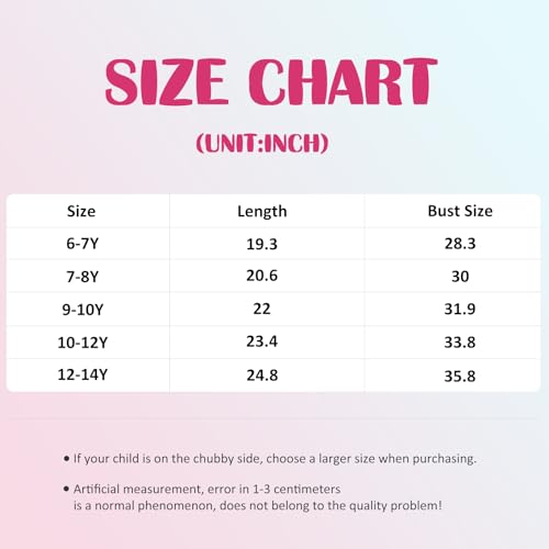 Momkonzz Kids T-Shirt Girls Clothes Short Sleeve Top Children Tee Shirts 3D Graphic Printed Shirt Novelty Summer Crew Neck Casual Pullover Pink Cat 9-10 Years