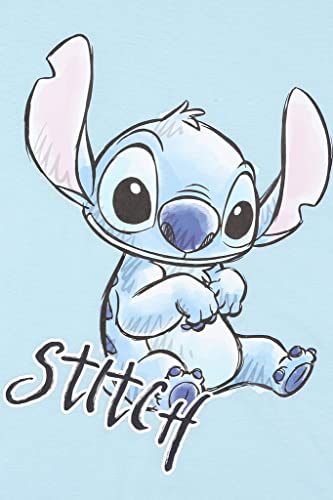 Disney Lilo & Stitch 3 Pack Girls T-Shirts Multipack (12-13 Years) Blue