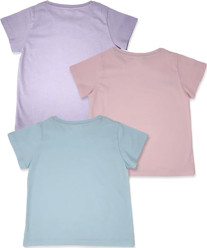 Disney Three Pack 100% Cotton Frozen T Shirts Elsa, Anna, Olaf 2-10yrs (UK, Age, 5 Years, 6 Years, Regular) Multi