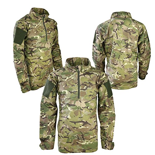 Kids BTP/Multicam UBACS Under Armour Shirt Childrens Army Military Clothing (9-11)