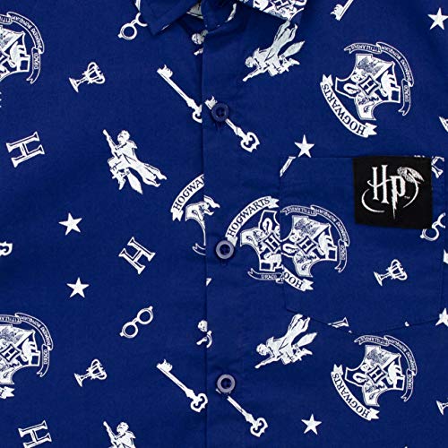 Harry Potter Boys Shirt Blue Age 10 to 11 Years