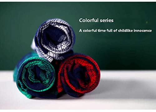 Coralup Kids Cotton Plaid Button Down Long Sleeve Shirt for Boys Girls Red 10-11Years