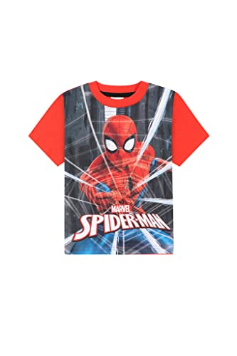 Spiderman 3 Pack Kids T-Shirts Boys Girls Multipack (5-6 Years) Blue