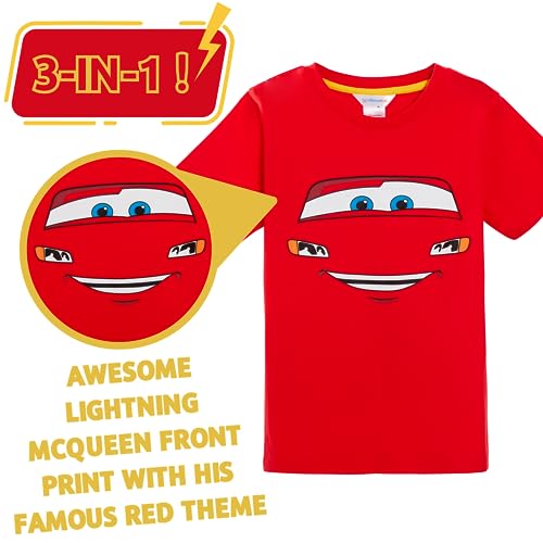 Disney Boys 3 Pack Cars T-Shirts 3-4 Years