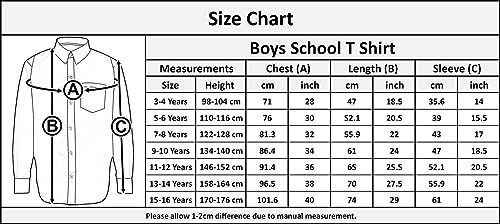 A2Z 4 Kids Boys T Shirts Plain Summer Tank Top & Tees - Boys UF Shirt White 2 Pack 11-12