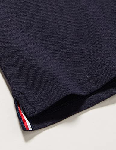 Tommy Hilfiger Boys Short-Sleeve Polo Shirt Organic Cotton, Blue (Sky Captain), 14 Years