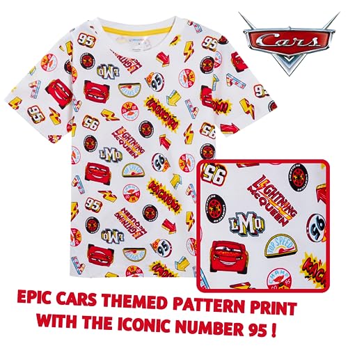 Disney Boys 3 Pack Cars T-Shirts 3-4 Years