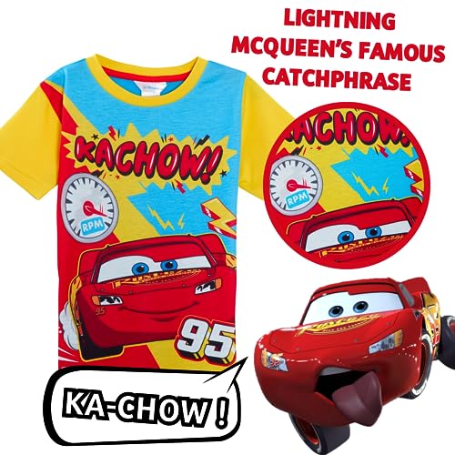 Disney Boys 3 Pack Cars T-Shirts 3-4 Years