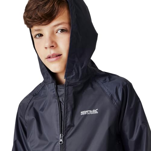 Regatta Unisex Kids Stormbreaker Waterproof Shell Jacket - Navy - 5-6 Yrs
