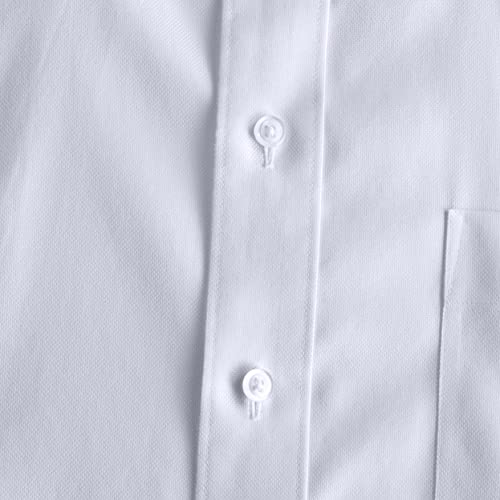 KHIM Boys School Uniform Shirts Full & Half Sleeves White & Sky Blue Age 5 to 16