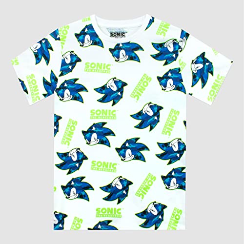 Sonic The Hedgehog T Shirts | Boys' T-Shirts 2 Pack | Gaming T Shirt for Kids Multicoloured 4-5 Years