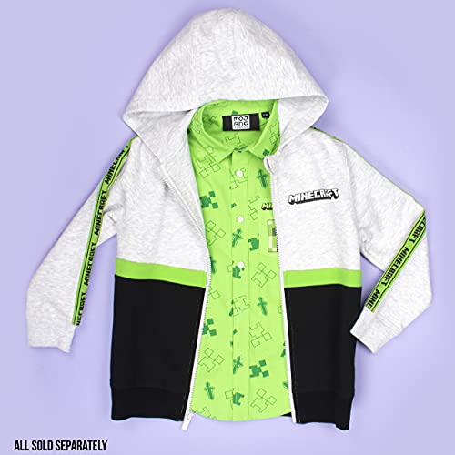 Minecraft - Short Sleeve Shirt - Clothes for Kids - Kids Clothes Boys - Cotton Shirt for Kids - Aged 9/10 Green