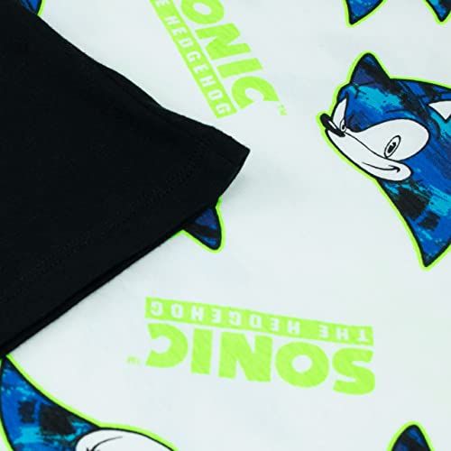 Sonic The Hedgehog T Shirts | Boys' T-Shirts 2 Pack | Gaming T Shirt for Kids Multicoloured 4-5 Years