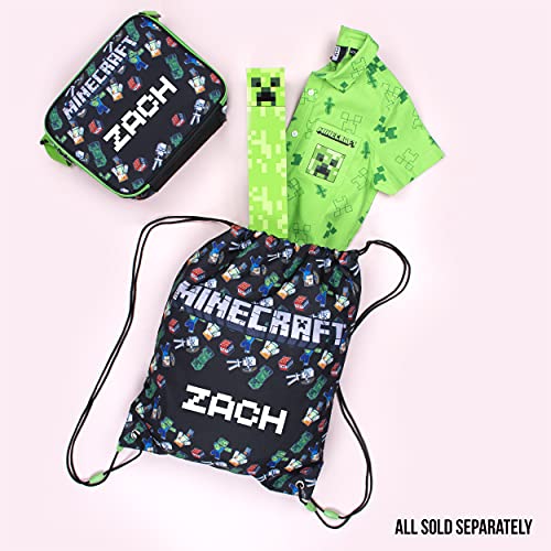 Minecraft - Short Sleeve Shirt - Clothes for Kids - Kids Clothes Boys - Cotton Shirt for Kids - Aged 9/10 Green