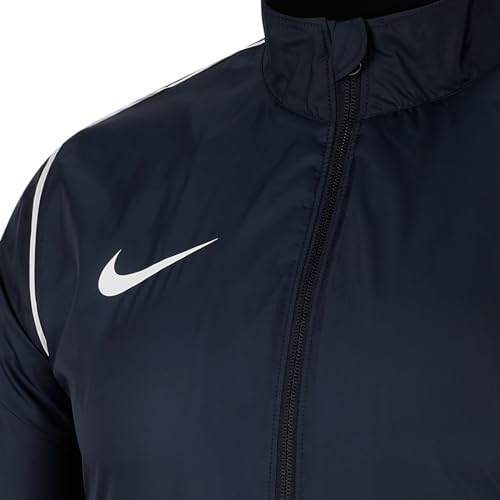 NIKE Boy's Park 20 Rain Jacket, Obsidian/White/White, L UK