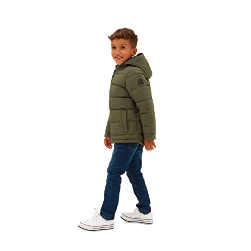 TOG 24 Harecroft Boys Winter Coat, Heavy, Quilted Puffer Jacket with Adjustable Hood and Insulated Filling