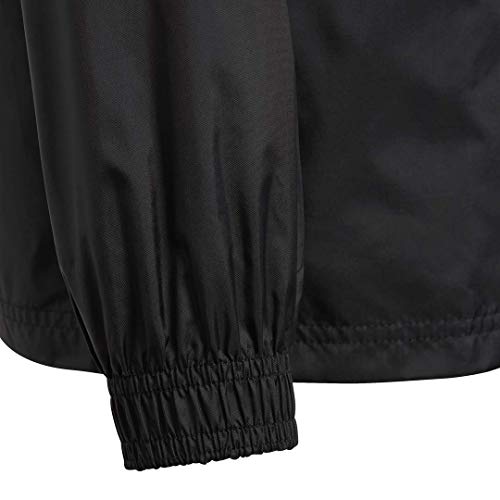 adidas Unisex Kids Core 18 Rain Jacket, Black/White, 116 UK