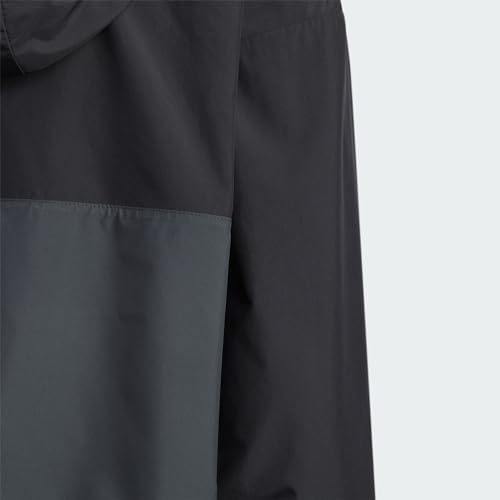 adidas Unisex Kids Woven Parka Jacket,Black