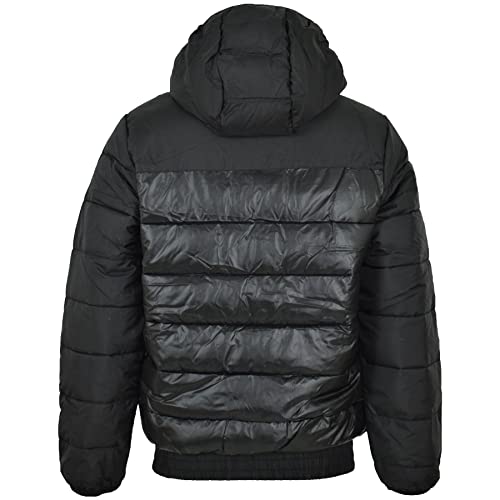 A2Z Kids Boys Fashion Padded Casual School Jacket Black Bubble Coat Urban Winter Wear 5-13 Years
