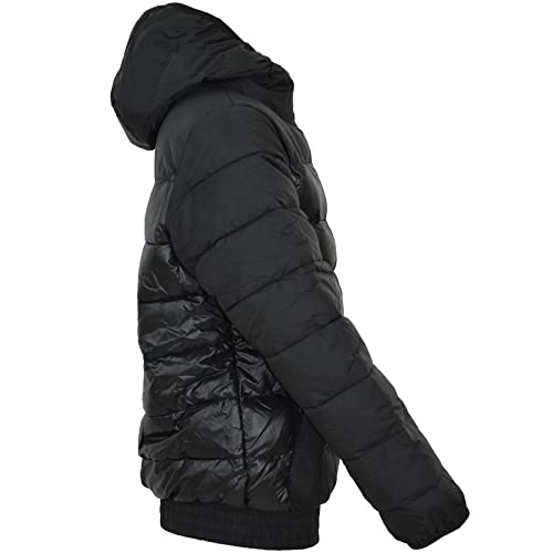 A2Z Kids Boys Fashion Padded Casual School Jacket Black Bubble Coat Urban Winter Wear 5-13 Years