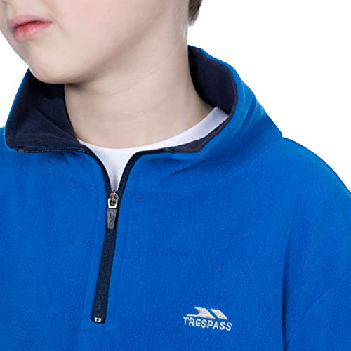 Trespass Boys' Etto Ultralight Microfleece Jackets, Blue, Size 11/12
