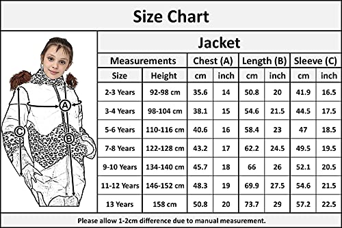 A2Z 4 Kids Hooded Contrast Panel Baby Pink Puffer Coat Parka Jacket Faux Fur Detachable Hood New Winter Fashion Girls Age 2-13 Years