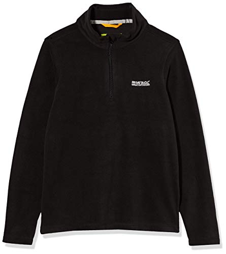 Regatta Kids Hot Shot II 1/2 Zip Fleece - Black - 13 Yrs