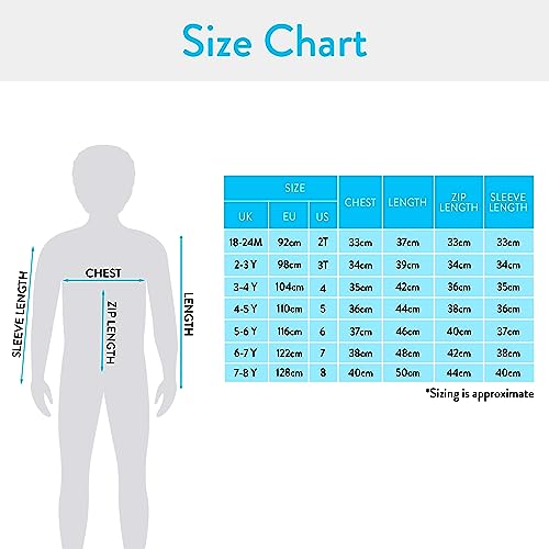 Paw Patrol Jacket | Boys' Jackets | Chase Marshall Rubble Sweatshirt | Kids Zip Up Jumper Red Age 5 to 6 Years