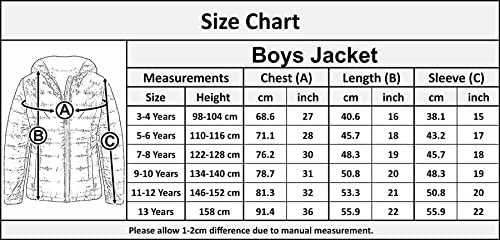 A2Z 4 Kids Boys Padded Puffer Black Quilted Jackets - Boys Jacket 425 Black._13