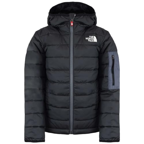 The North Face Kids Padded Jacket II Junior Hooded Full Zip Black Winter Coat NF0A7ZI3NY7 New (UK, Age, 13 Years, 14 Years, Regular, Black)