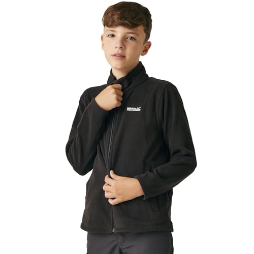 Regatta Kids King II Lightweight Fleece Jacket - Black - 13 Yrs