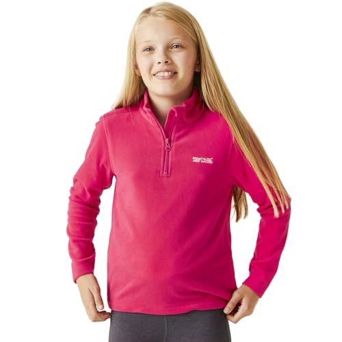 Regatta Kids Hot Shot II 1/2 Zip Fleece - Pink Potion - 13Yrs