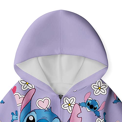 Aepotumn Hoodie Girls Kids Princess Hooded Pullover Sweatshirt Casual Coats for 7-12 Years
