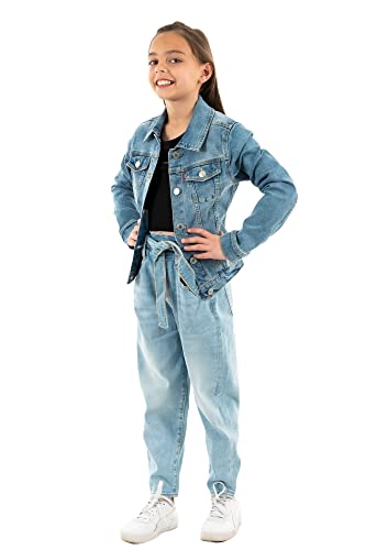 Levi's Kids Stretch Trucker Jacket Girls, Blue, 12 Years